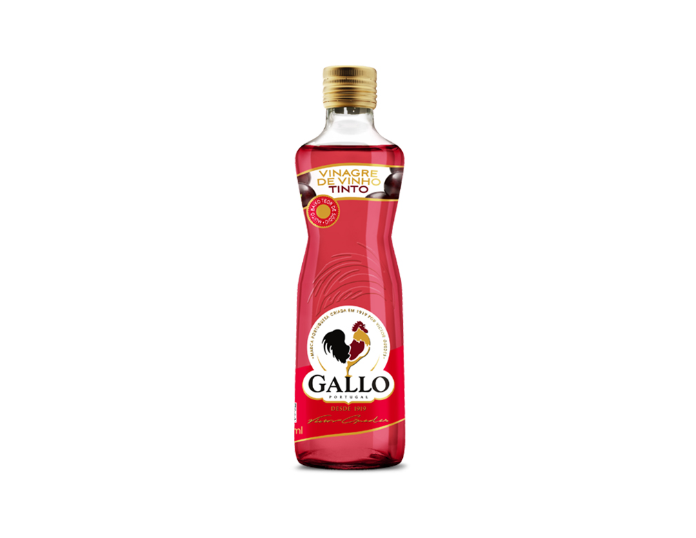 VINAGRE DE VINHO TINTO GALLO 250 ML (CX 6 FR)